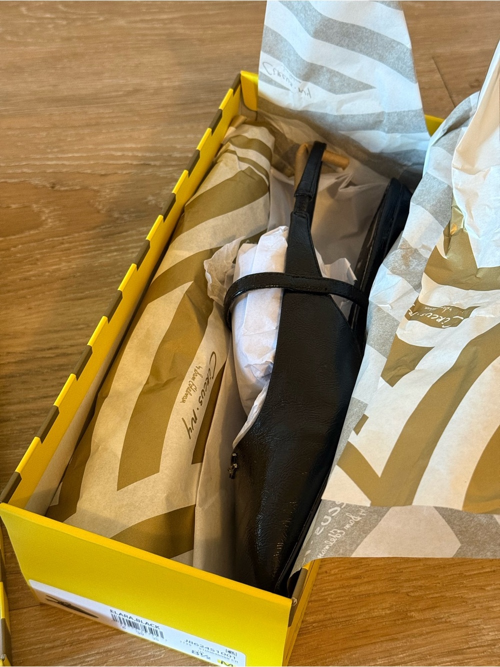 [sold ] Circus by Sam Edelman Black Elara Slingback Mary Jane 8.5 - Picture 8 of 9